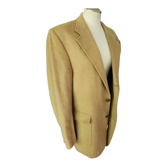 VTG Huntington 100% Camel Hair Blazer Sport Coat Made in USA – Estimated Medium - Picture 6 of 13